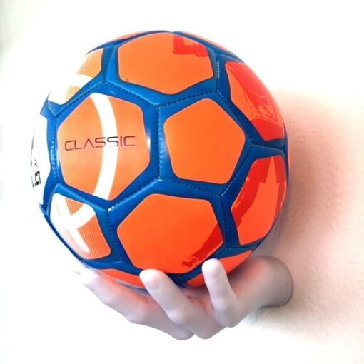 1 stk Fodboldholder Ballonwall Boldhånd i vit