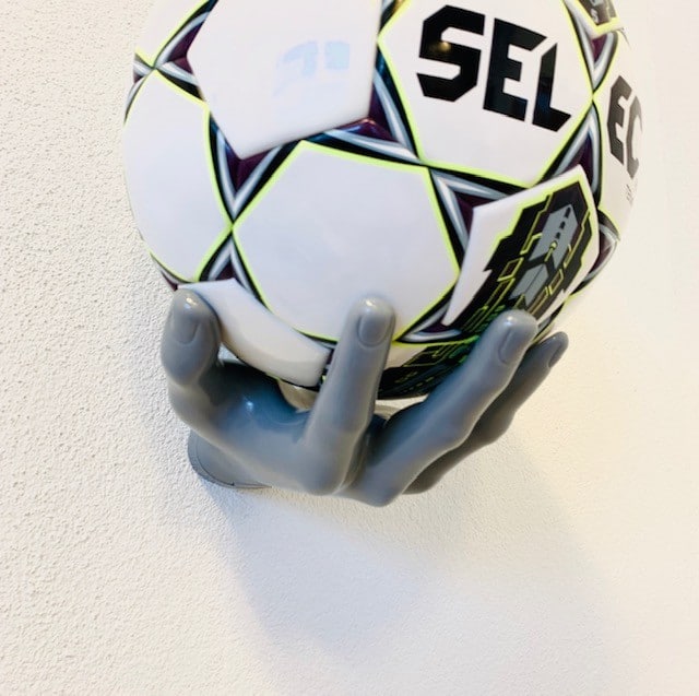 1 st Fotbollshållare Organizer i Stål