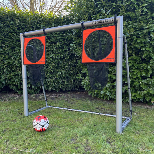 2 st Freeplay CHALLENGE skjutnät för fotbollsmål