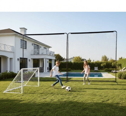 Freeplay bollstoppsnät – L6 x H3 meter i stål