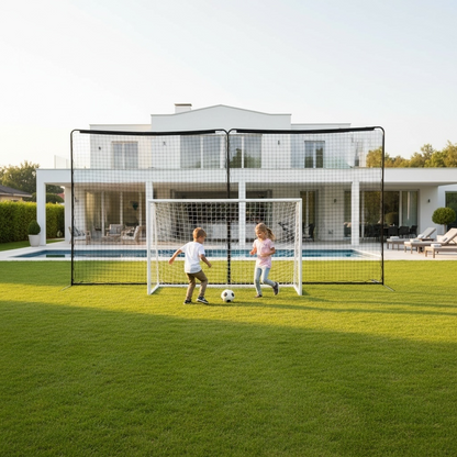 Freeplay bollstoppsnät – L6 x H3 meter i stål