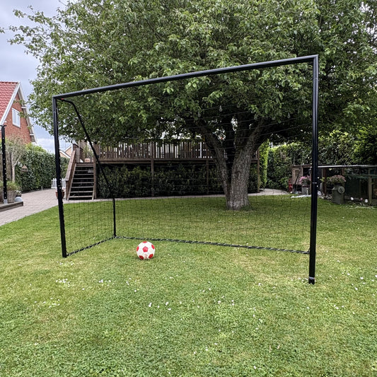 Fotbollsmål Talento 300 x 200 cm - Galvaniserat Svart Stål