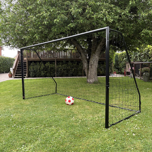 Fotbollsmål Talento 300 x 150 cm - Galvaniserat Svart Stål