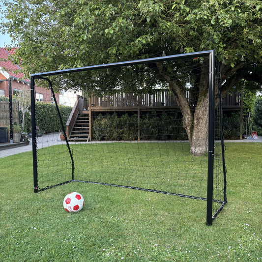Fotbollsmål Talento 240 x 160 cm - Galvaniserat Svart Stål