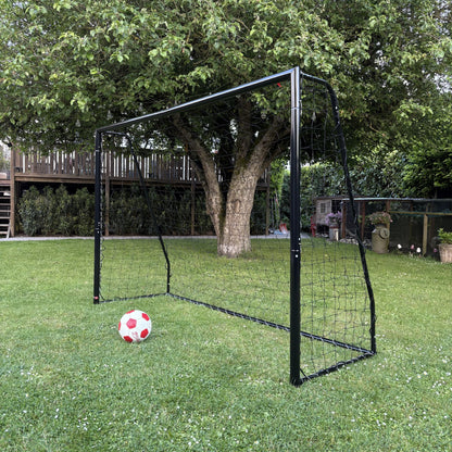 Fotbollsmål Talento 240 x 160 cm - Galvaniserat Svart Stål