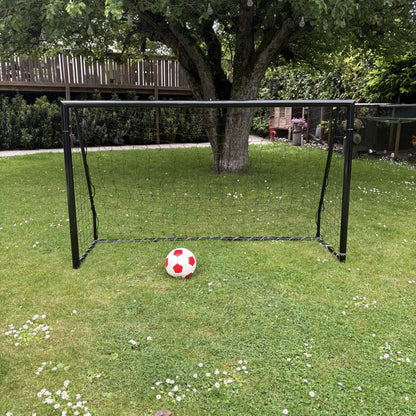 Fotbollsmål Talento 200 x 120 cm - Galvaniserat Svart Stål