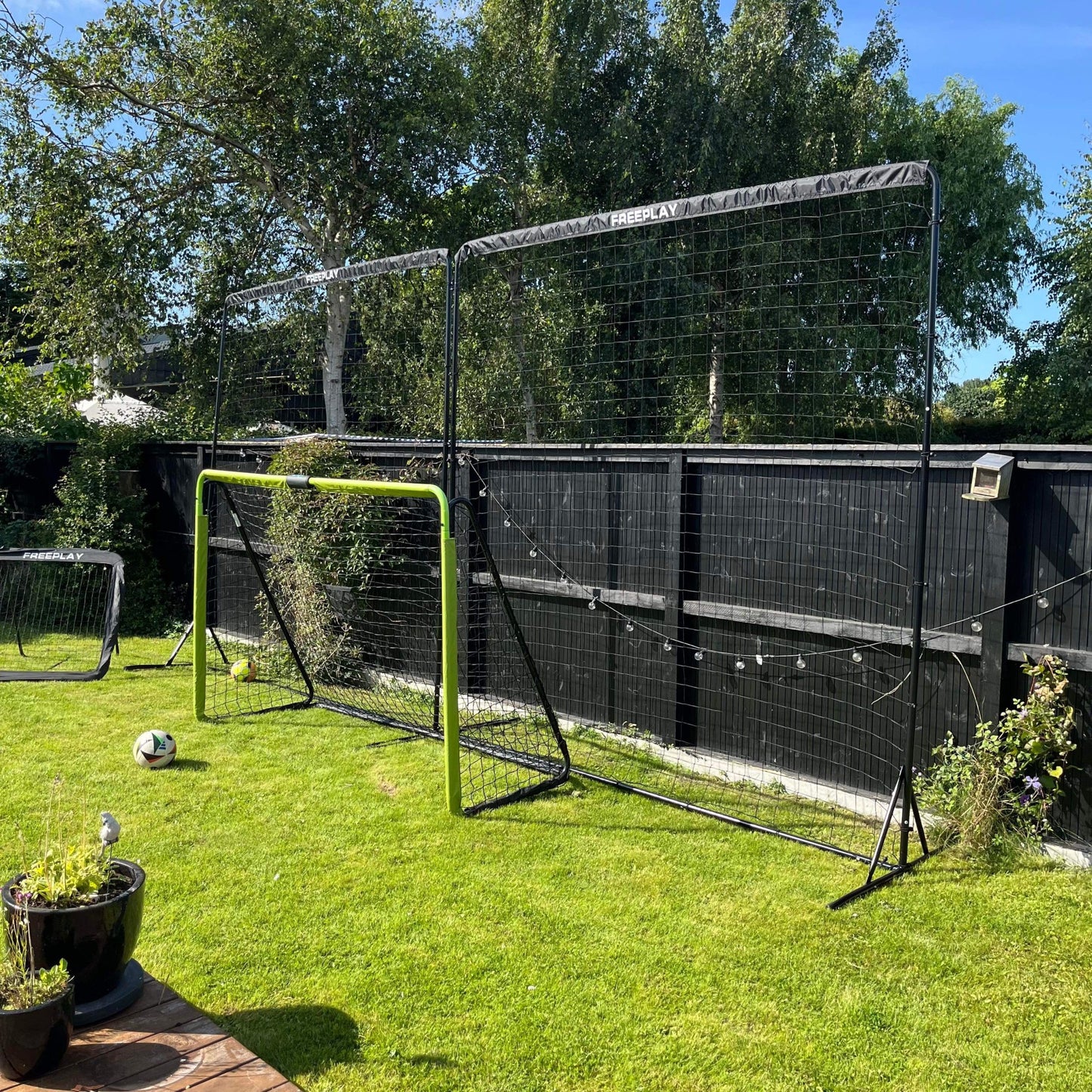 Freeplay bollstoppsnät – L6 x H3 meter i stål