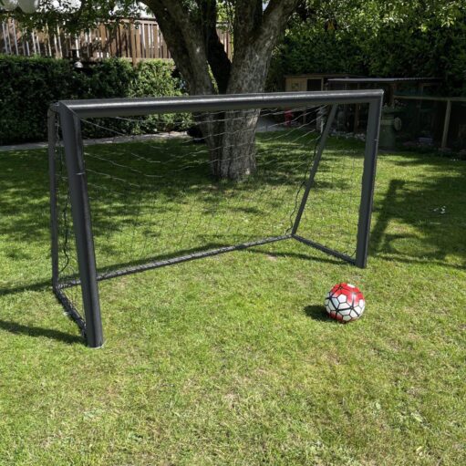 Fotbollsmål Freeplay Elite Pro 200 x 120 cm – Galvaniserat Svart Stål